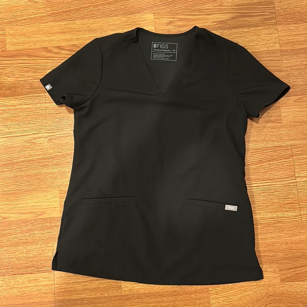 Figs black scrub set - only worn once or twice!! XS